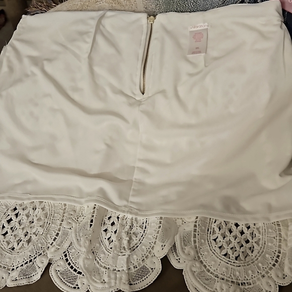 Summer Skirt • Pretty Lined Lace • XHILARATION XXL • Knee Length • - Picture 5 of 8